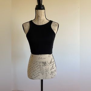 Black crop top